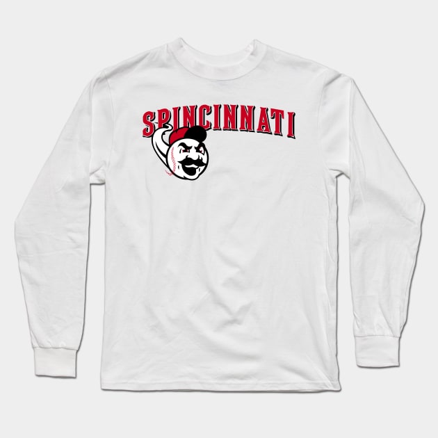 Spincinnati Long Sleeve T-Shirt by lounesartdessin